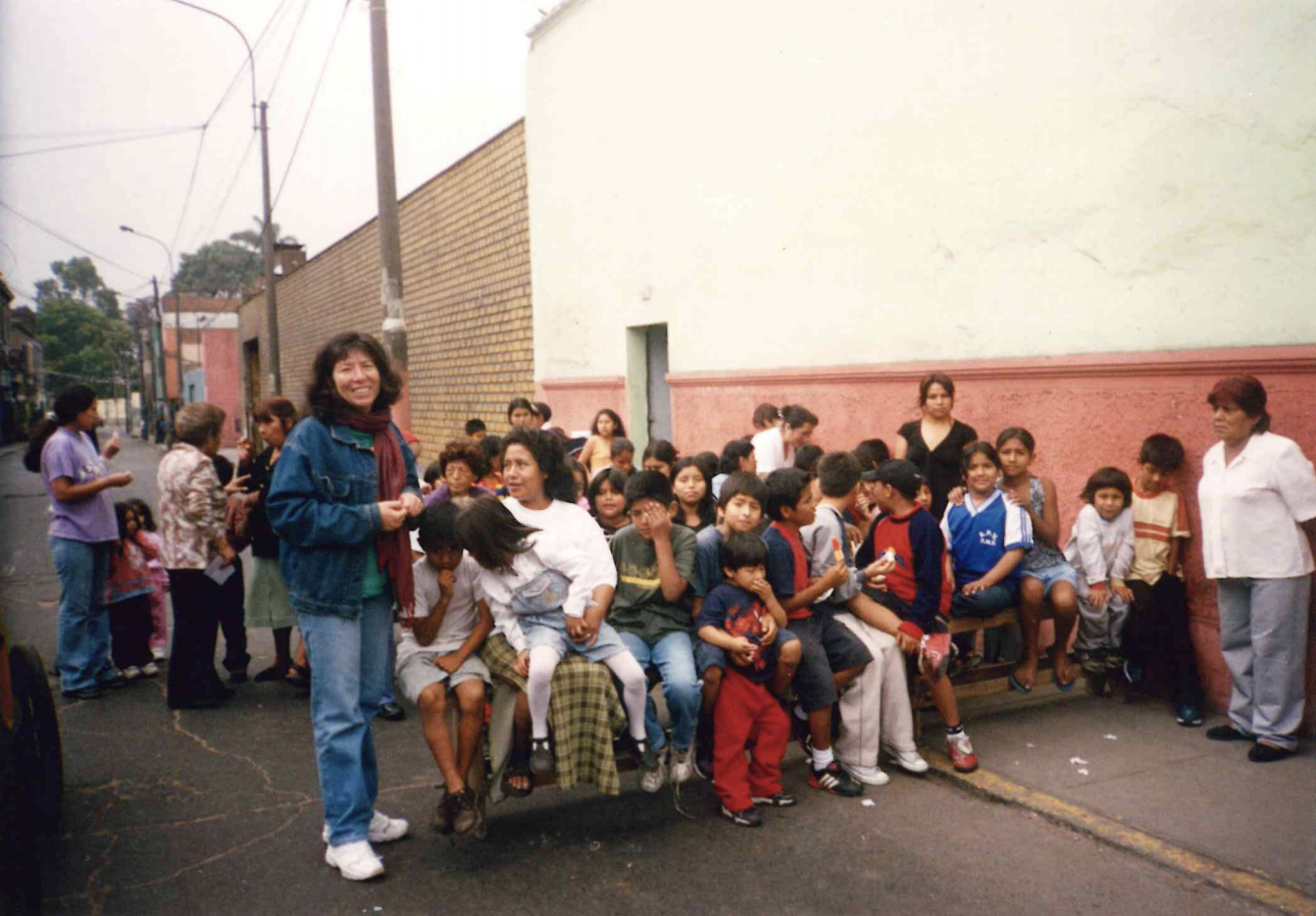 Janeth Tello trabajó junto al JUSDEM con las madres de familia y niños de Barrios Altos.