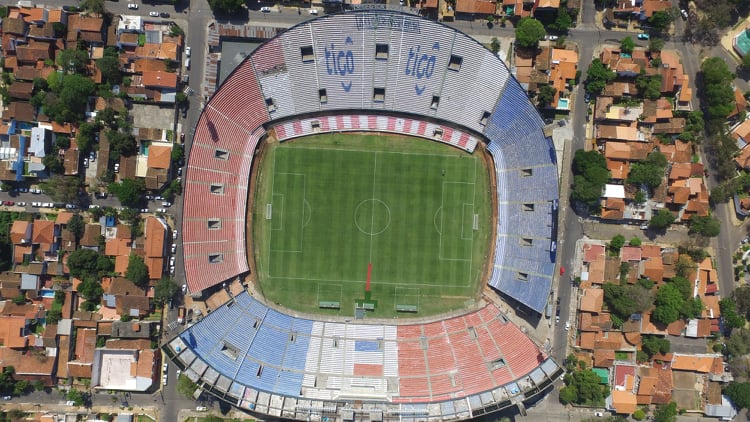 El estadio Defensores del Chaco donde Perú iba a enfrentar a Paraguay. (Fotos: Carlos Juri)