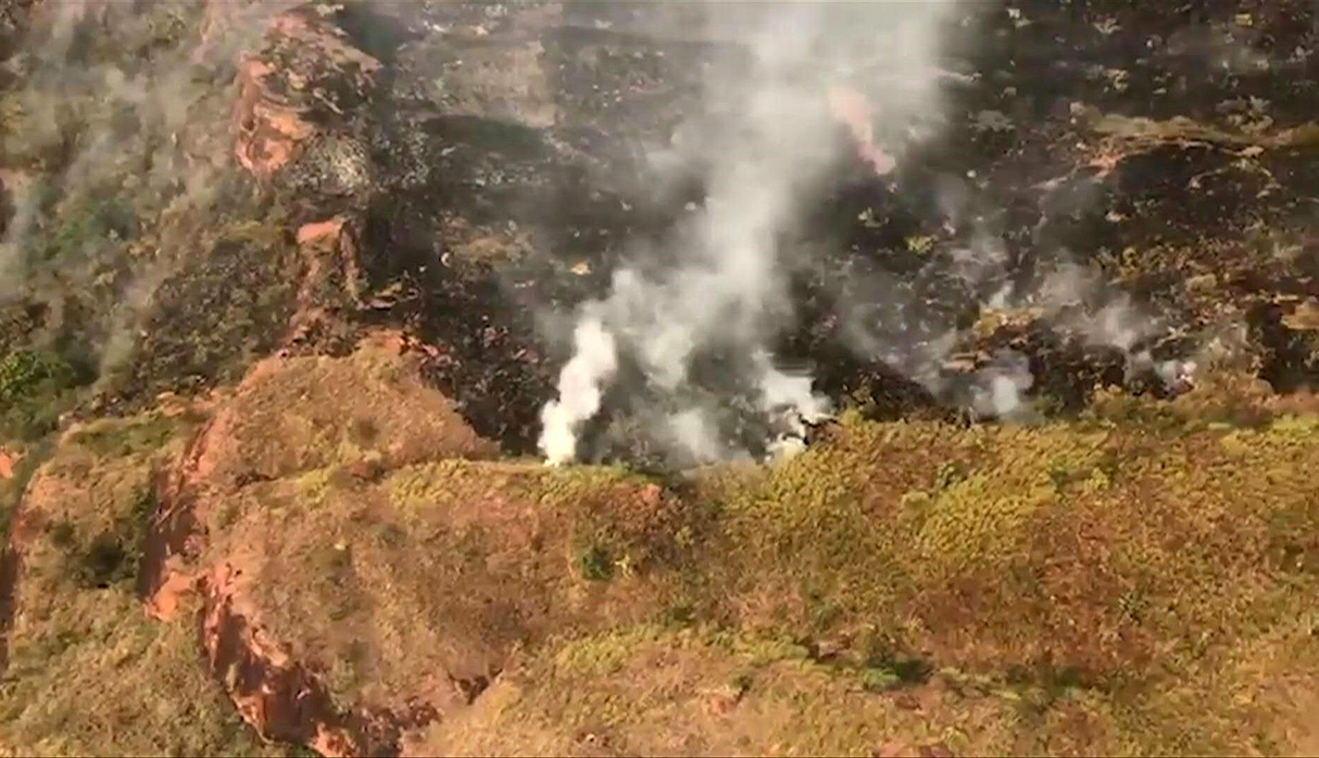 El presidente de Brasil, Jair Bolsonaro, acusa de los incendios en la Amazonía a las ONG. (Foto: AFP)