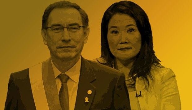 Derecha o izquierda: ¿Dónde son ubicados Martín Vizcarra y Keiko Fujimori?