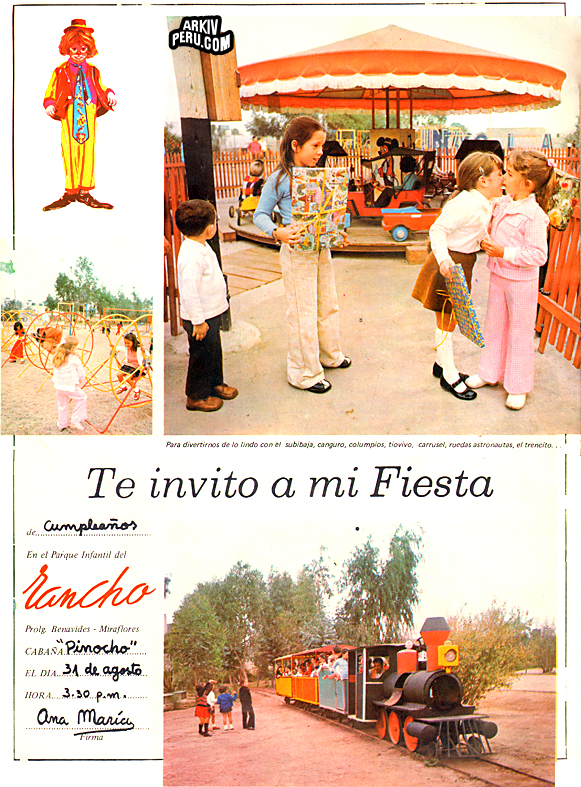 Celebrar tu fiesta de cumpleños aquí, era todo un lujo. (Foto: Arkiv Peru)