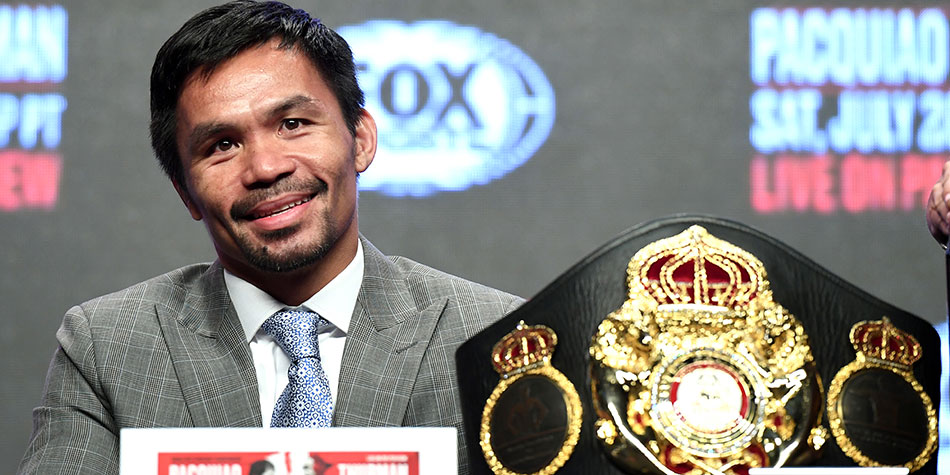 Manny Pacquiao tiene un récord de 60-7-2, 39 KO. (AFP)