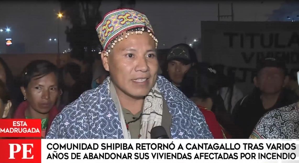 Cantagallo: comunidad shipibo-conibo retornó al terreno que desocuparon en el 2017 | VIDEO