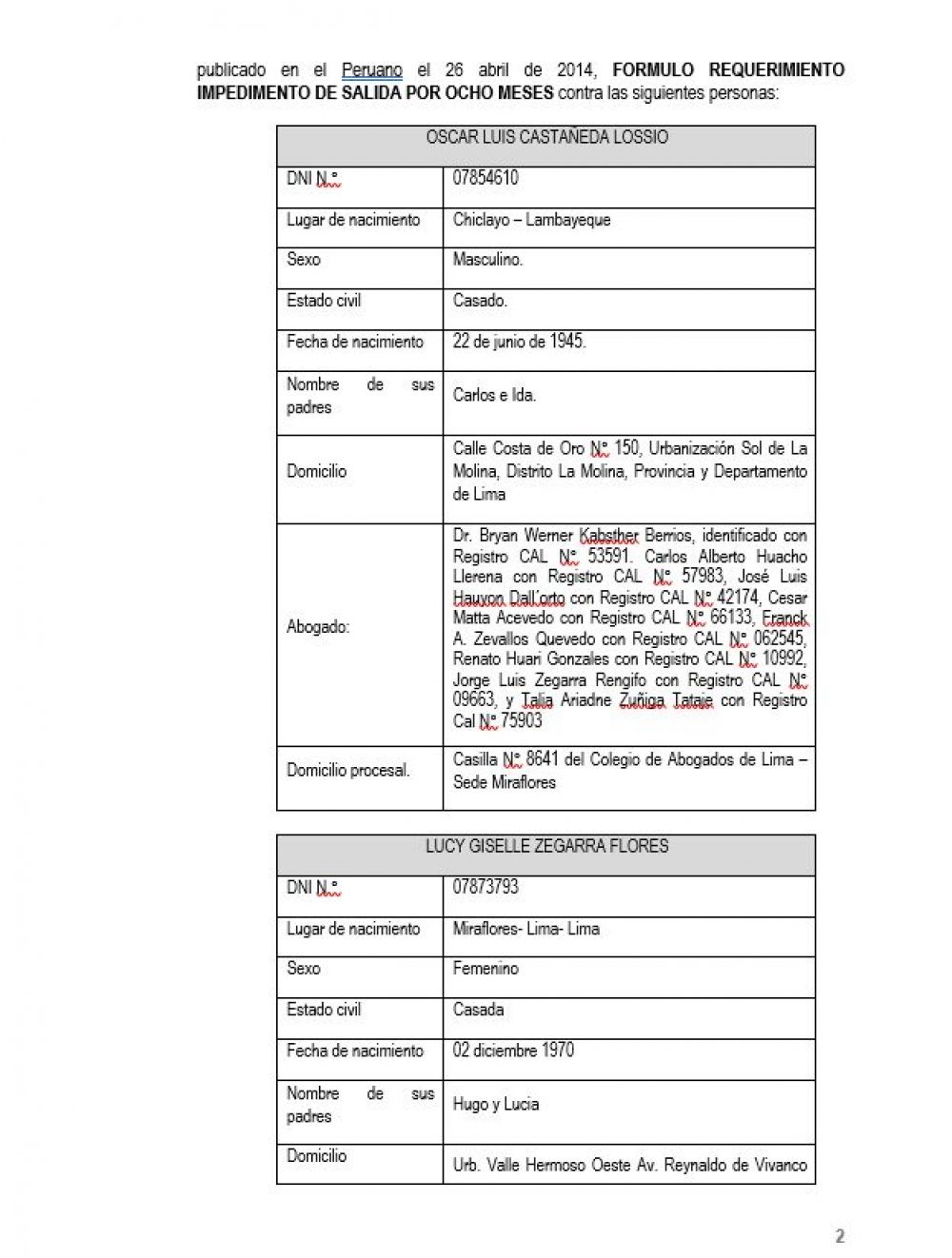 (Documento: Canal N)