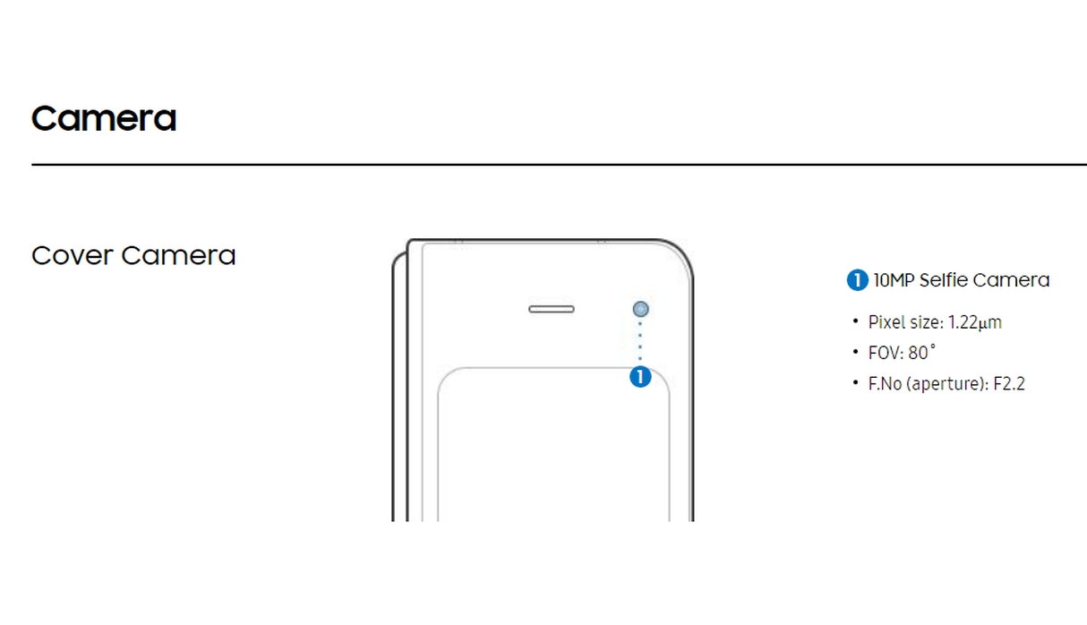 Samsung Galaxy Fold - Especificaciones 2 Samsung Galaxy Fold - Especificaciones 2