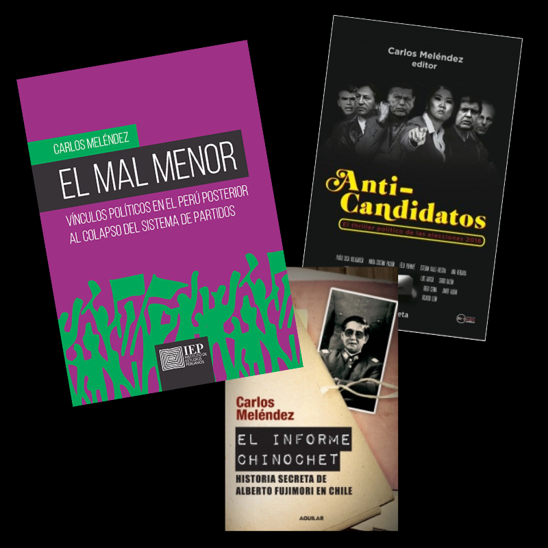 Junto a El mal menor, Meléndez es autor de El informe Chinochet y Anticandidatos. Además, ha publicado diversas investigaciones. (Difusión)