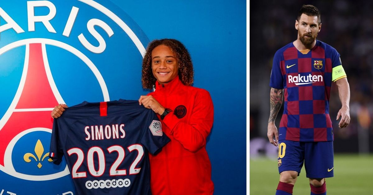 Xavi Simons, ex Barcelona y promesa mundial de 16 años, sorprendió con esta declaración sobre Lionel Messi