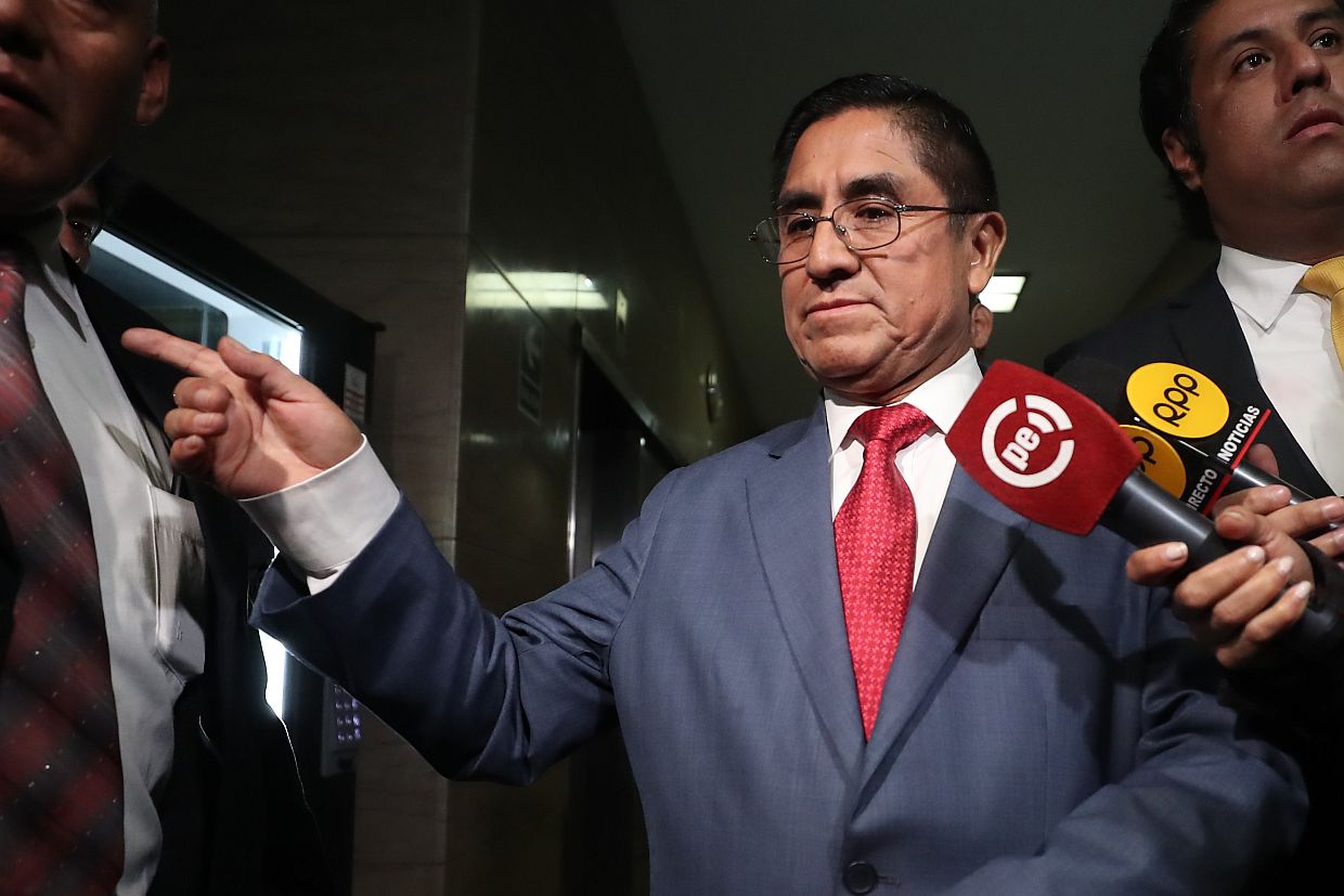 César Hinostroza: "Quieren cambiar jueces solo por denuncias"
