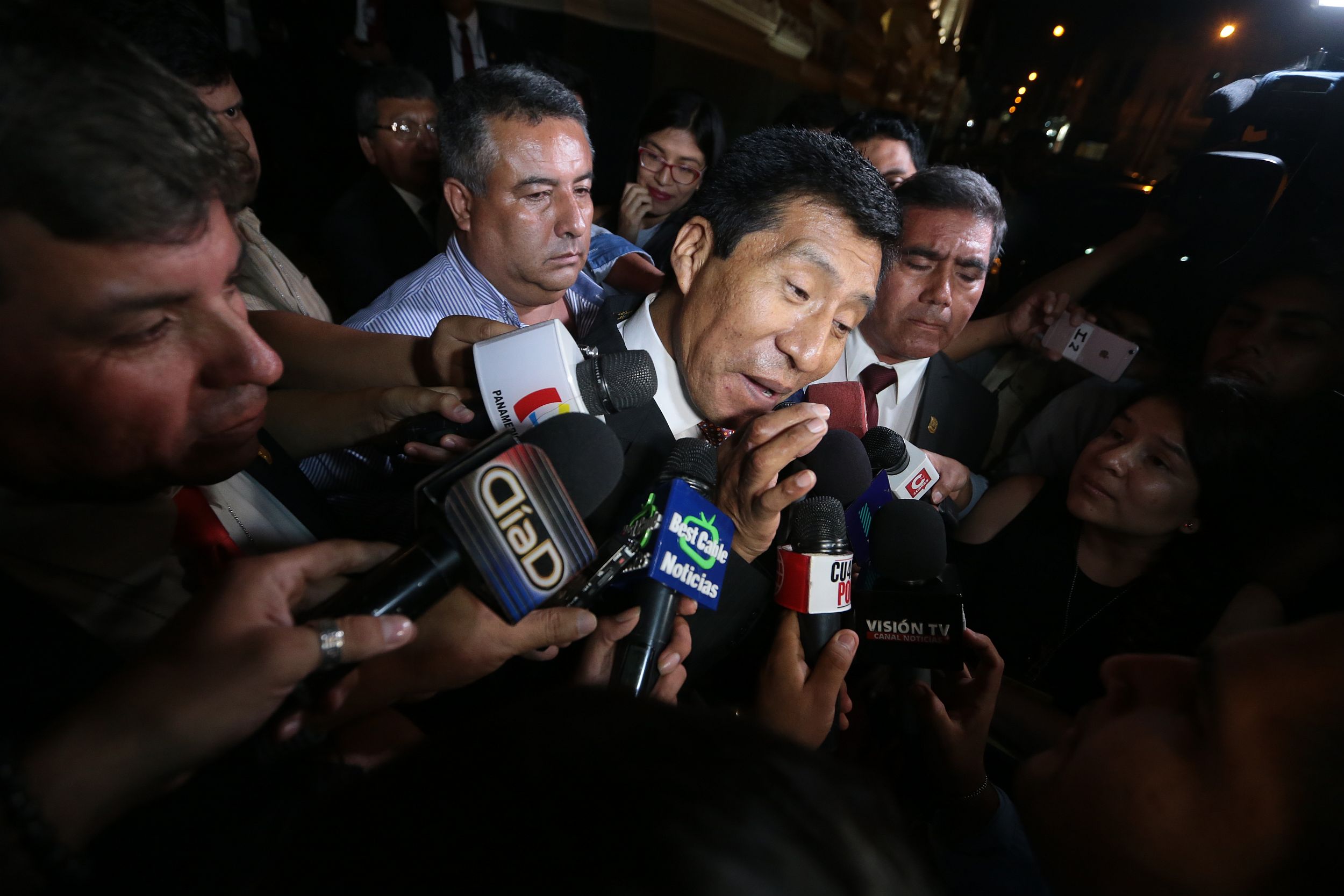 Mamani: En FP “hay incomodidad” por suspensión a Kenji Fujimori