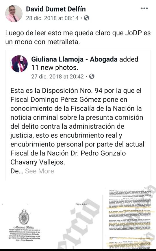 Publicaciones de David Dumet. (Captura)