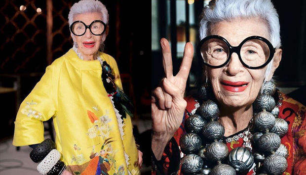 A sus 97 años, Iris Apfel es reclutada por importante agencia de modelaje