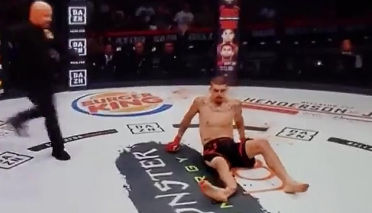Terrible momento en Bellator.