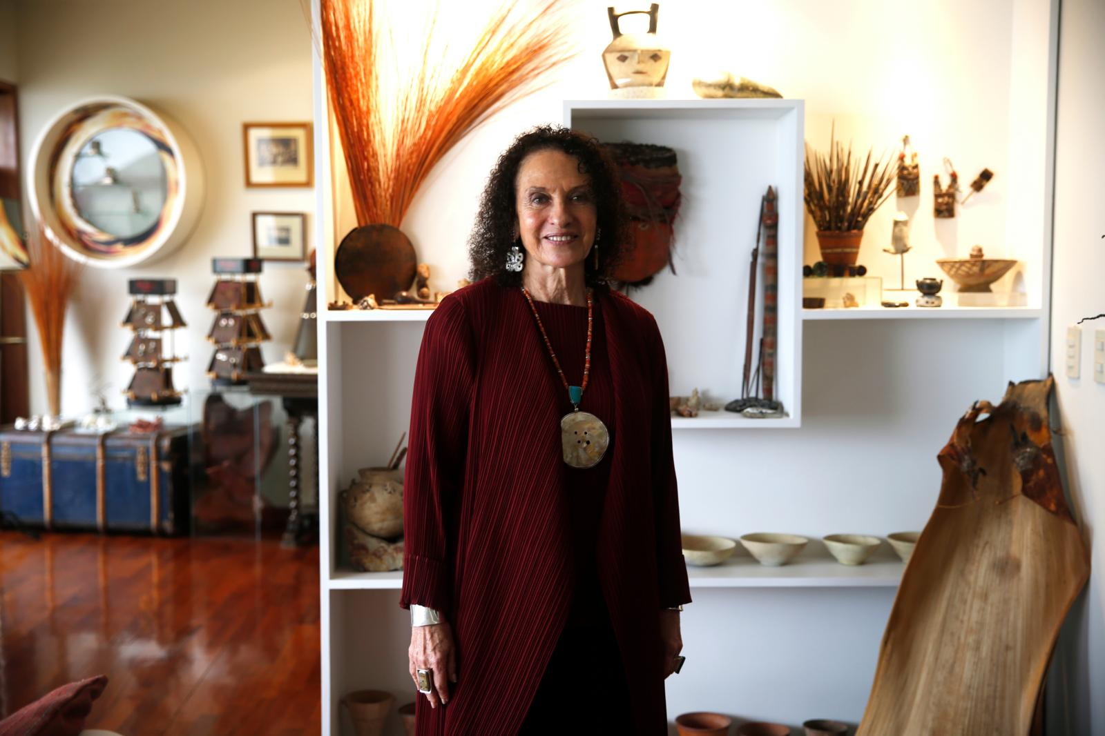 Ester Ventura, artista argentina: “La belleza es como si
tuviera un toque divino”. (Rafael Cornejo/GEC)