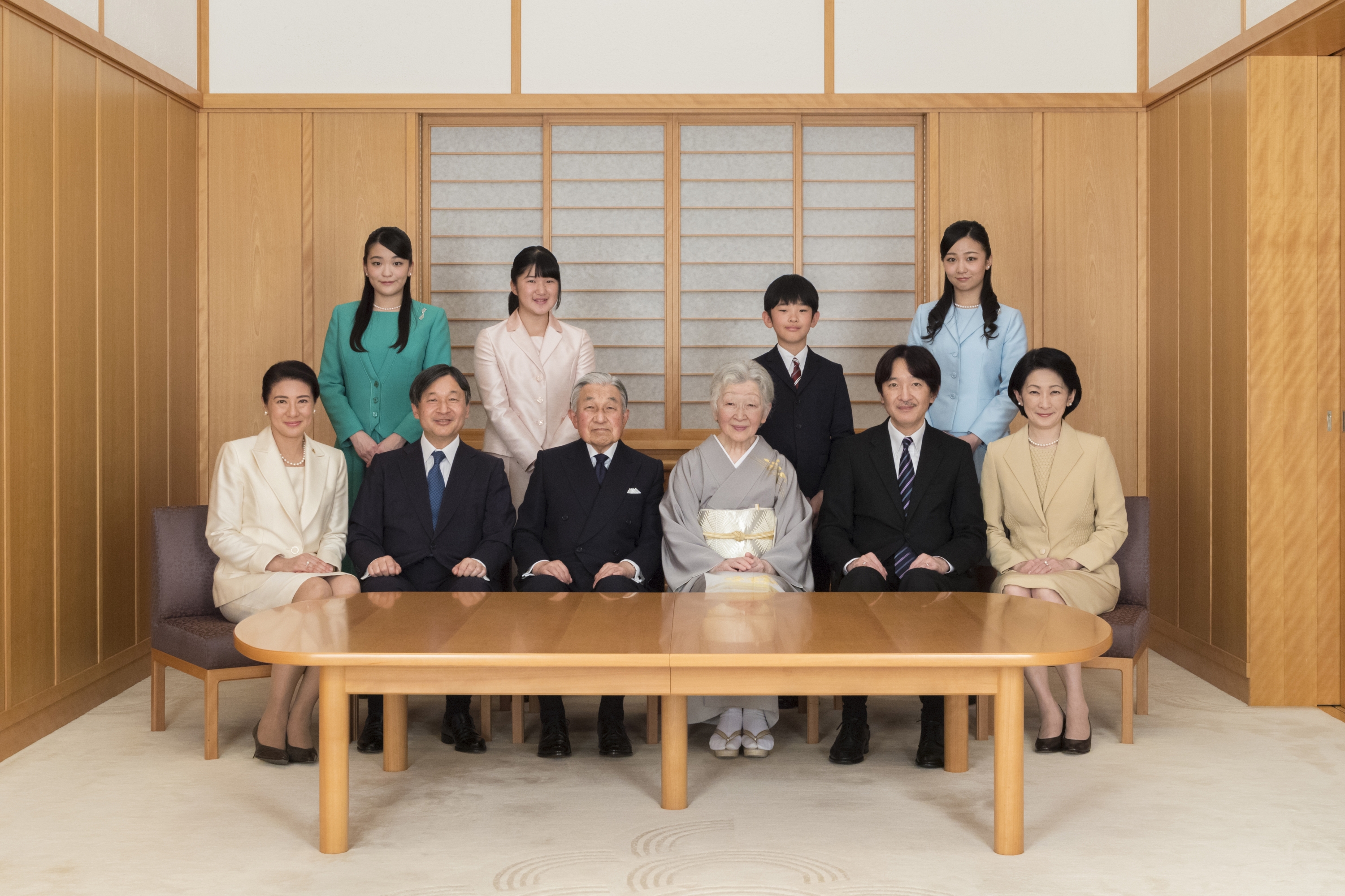 Familia real japonesa. (AFP)