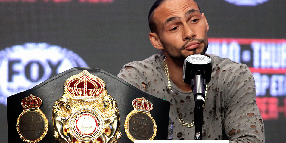 Keith Thurman, pugilista de Estados Unidos y campeón mundial de Peso Wélter. (AFP)