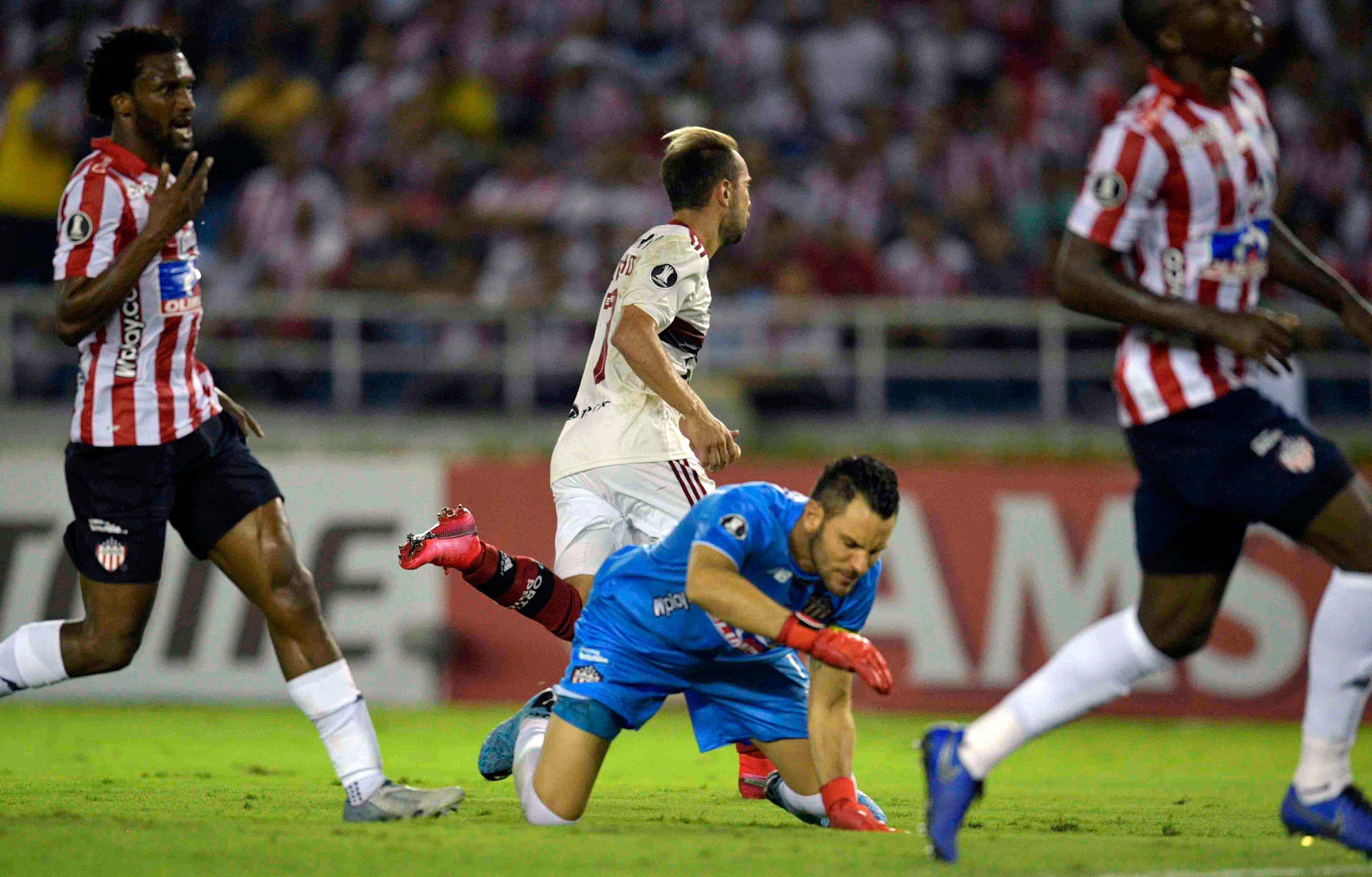 Flamengo venció a Junior por la Copa Libertadores