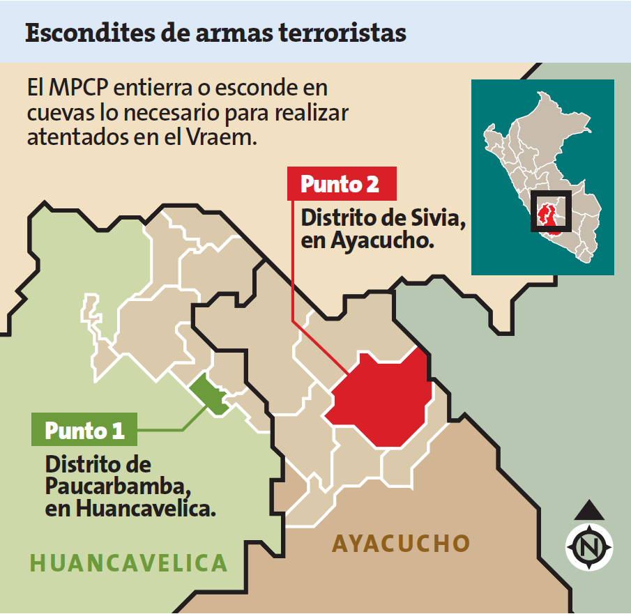 Ubicador del Vraem.
