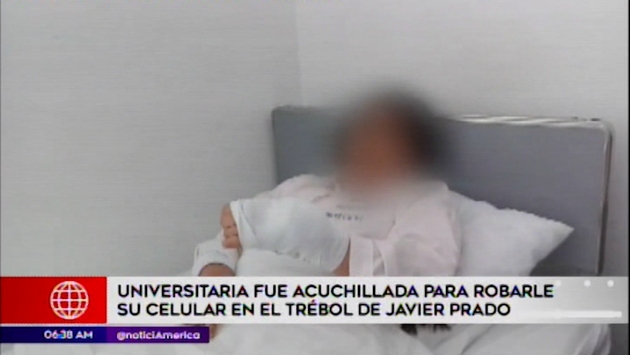 Trébol de Javier Prado: universitaria fue acuchillada por delincuente que le robó el celular