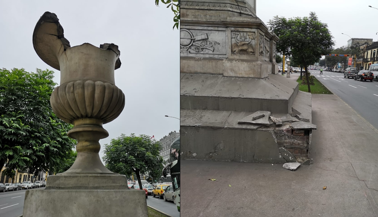 Paseo Colón: Fiscalía pide a autoridades informe sobre restauración de monumentos