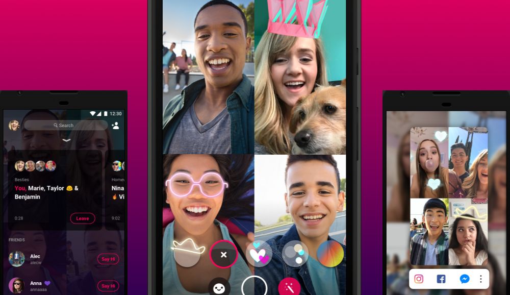 Facebook: Con esta 'app' podrás realizar videollamadas grupales