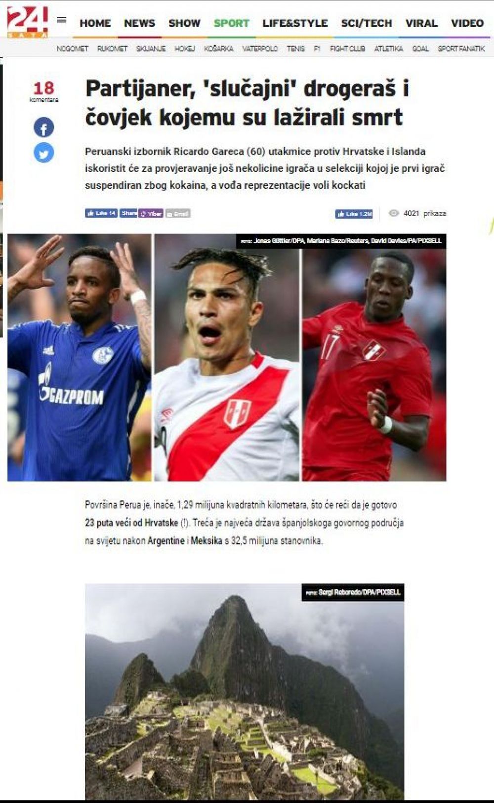 Diario croata.