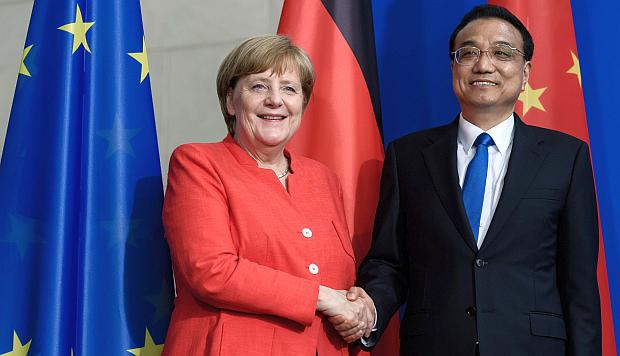 China y Alemania prometen seguir con libre comercio