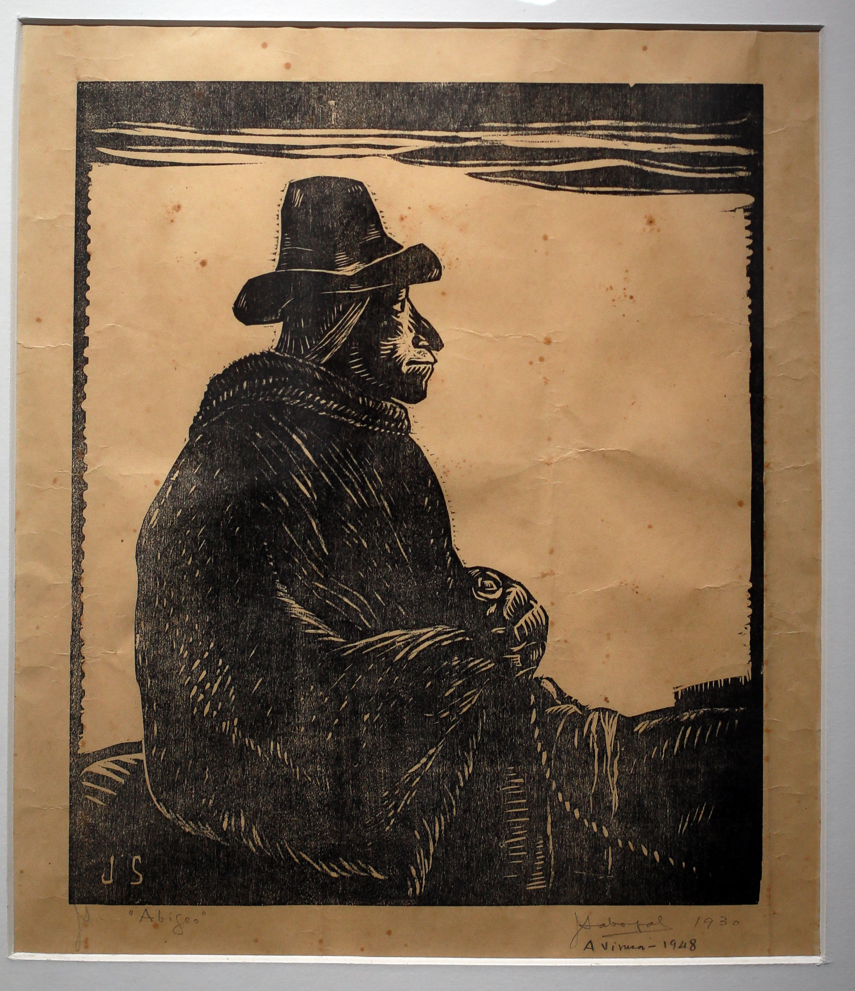 El gran maestro. José Sabogal exploró constantemente la técnica de la xilografía. FOTOS JUAN PONCE VALENZUELA