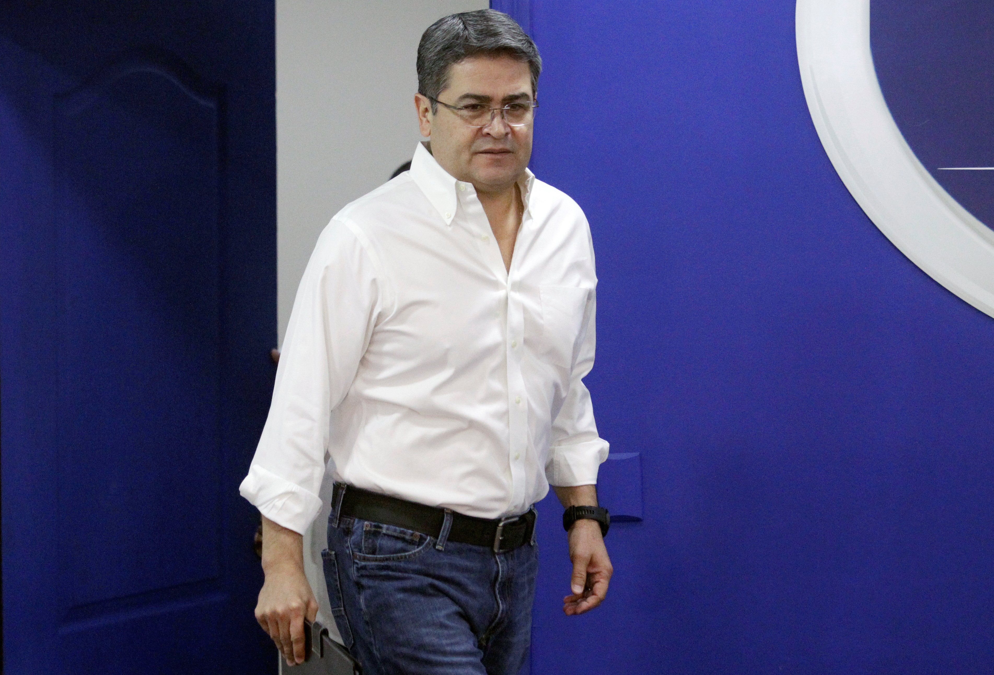Juan Orlando Hernández, presidente de Honduras. (REUTERS/Jorge Cabrera).