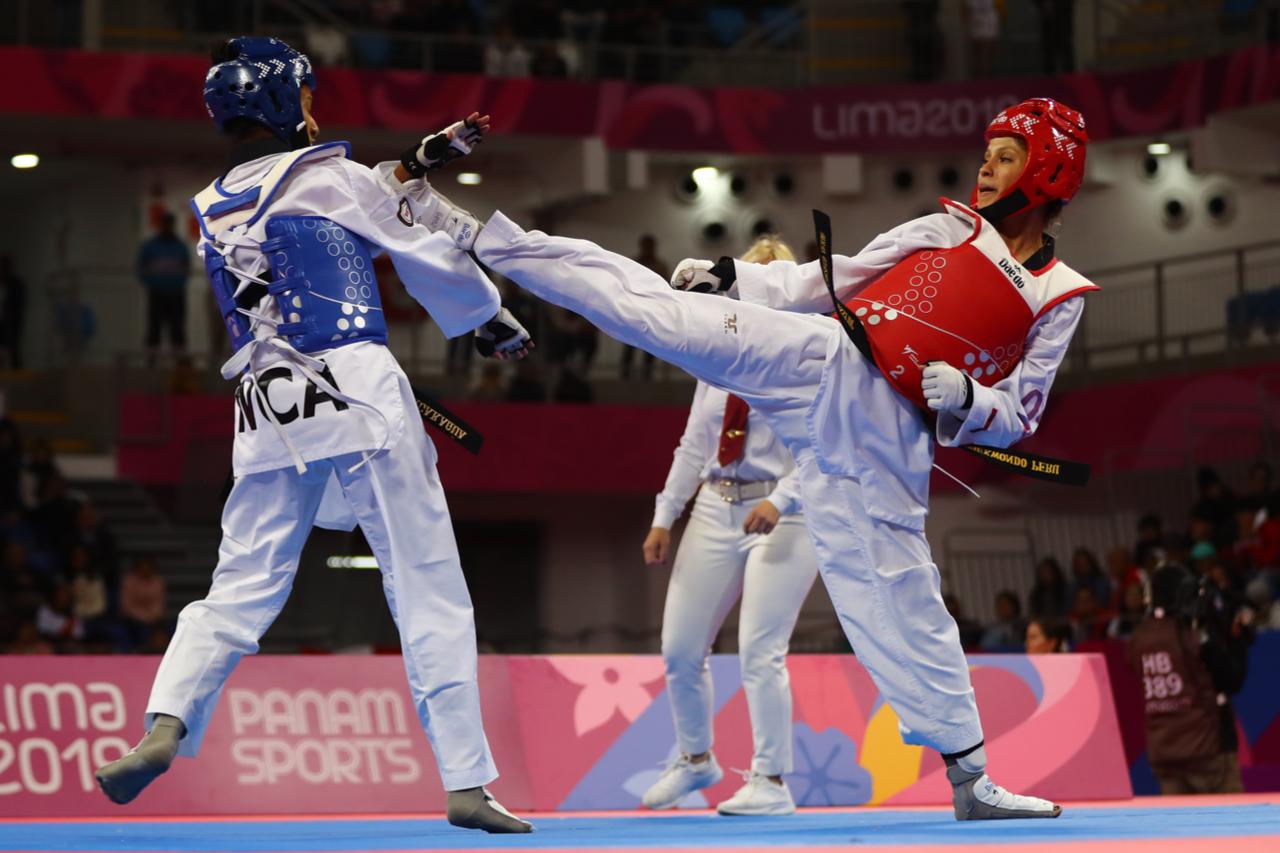 Julissa Diez Canseco en taekwondo. (Daniel Apuy / GEC)