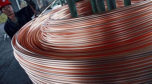 Precio del cobre cierra la jornada anotando pérdidas