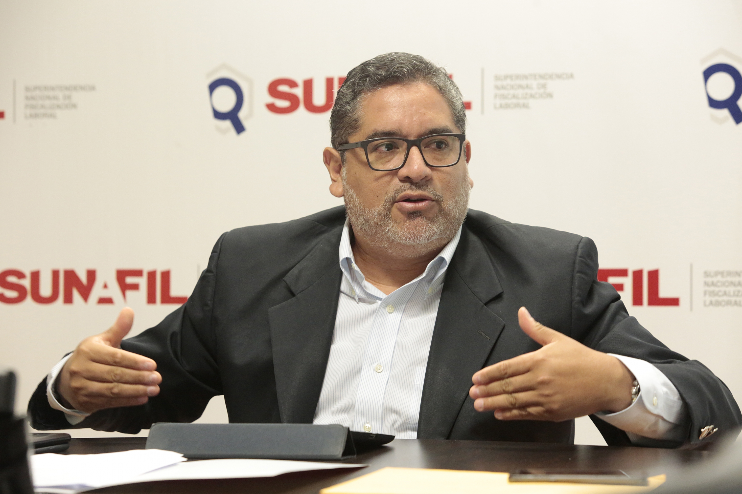 Juan Carlos Requejo: “Ahora ya podemos ir fortaleciendo de manera acelerada la fiscalización que realiza Sunafil”