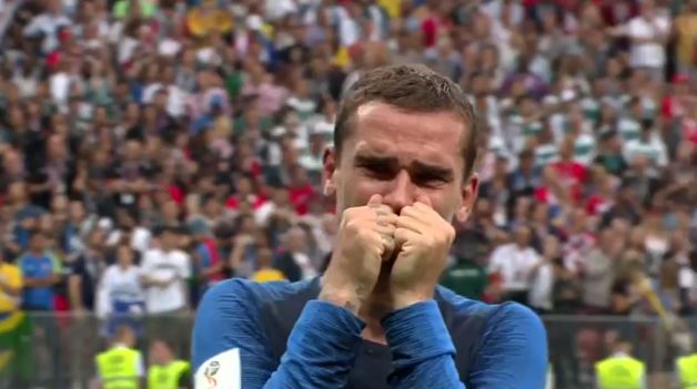 El llanto de un crack: así estalló Griezmann luego del título de Francia en el Mundial