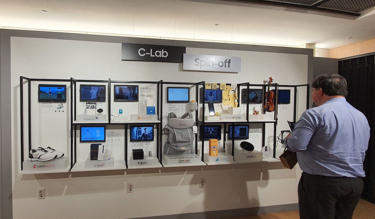 C-Lab es el centro de innovación e incubadora de negocios de Samsung. Los empleados son animados a realizar sus propios emprendimientos digitales. (Foto: Bruno Ortiz B.)