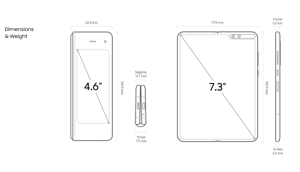 Samsung Galaxy Fold - Especificaciones 1 Samsung Galaxy Fold - Especificaciones 1