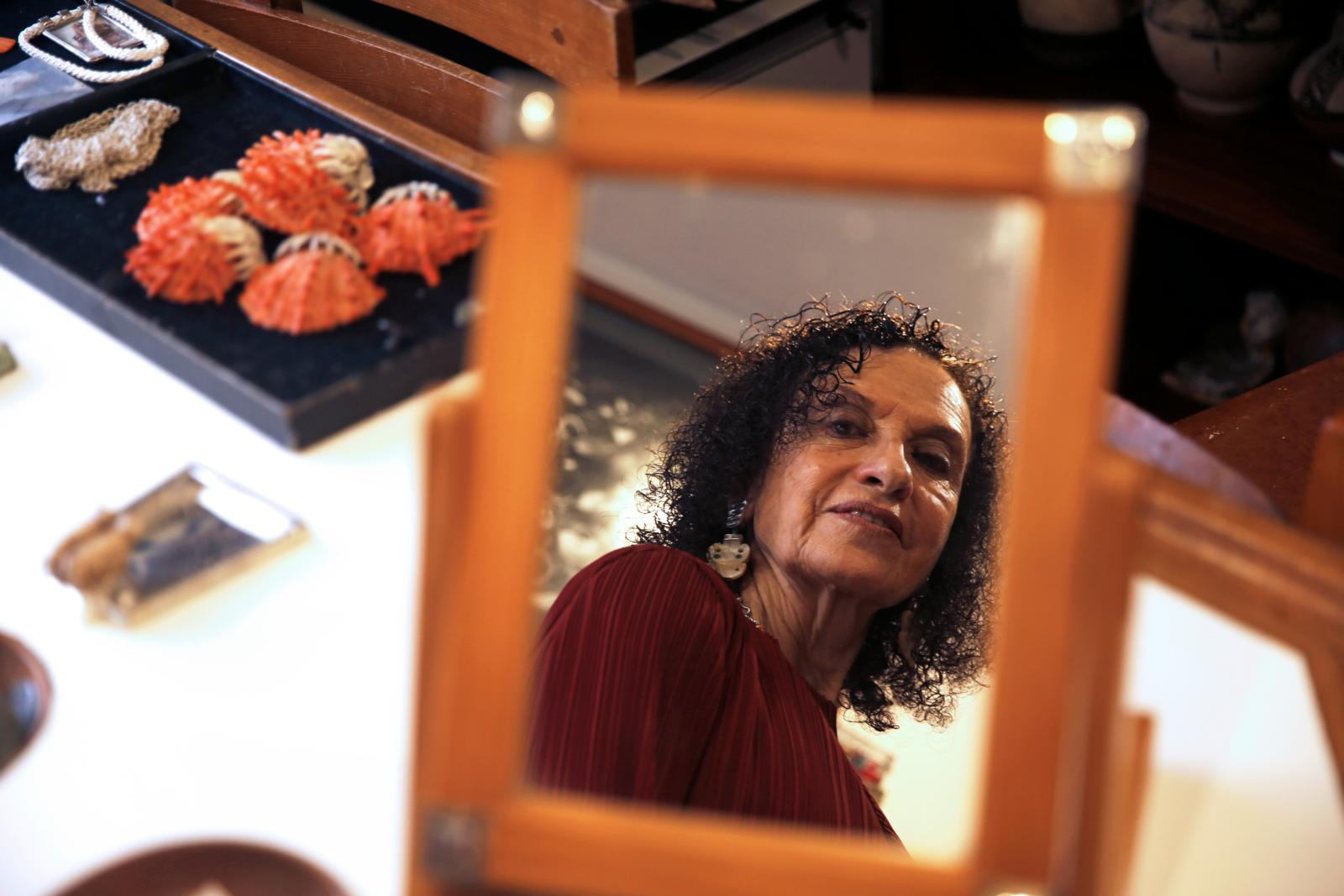 Ester Ventura, artista argentina: “La belleza es como si
tuviera un toque divino”. (Rafael Cornejo/GEC)
