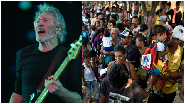 Roger Waters asegura que no existe alguna crisis en Venezuela por información de amigos en Caracas (AFP).