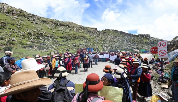 Las Bambas: no levantarán medida de fuerza hasta liberación de los Chávez Sotelo