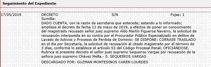 Notificación.